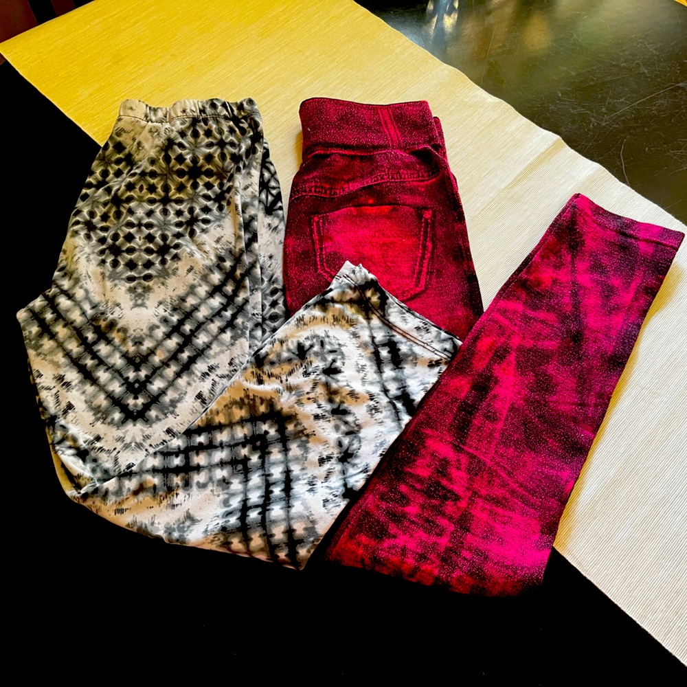2pairs leggings Sz M